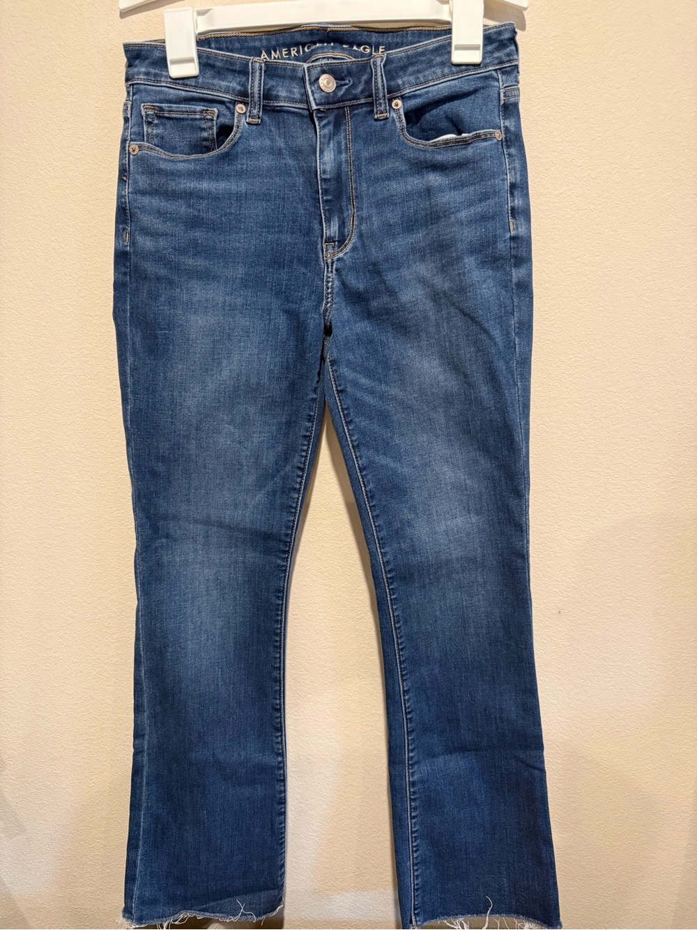 American Eagle Outfitters Straight Leg Jeans in Blue Denim